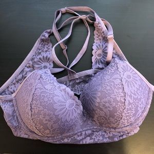 Purple bra